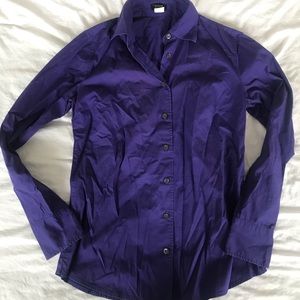 J.Crew dark purple button down